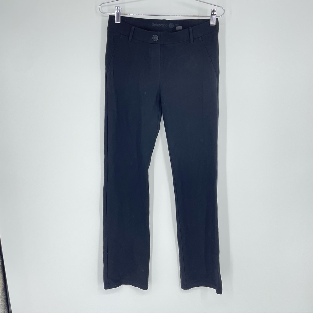 Betabrand Dress Pant Yoga Pants Straight-Leg Classic - Picture 3 of 7